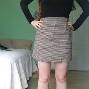 American eagle houndstooth skirt